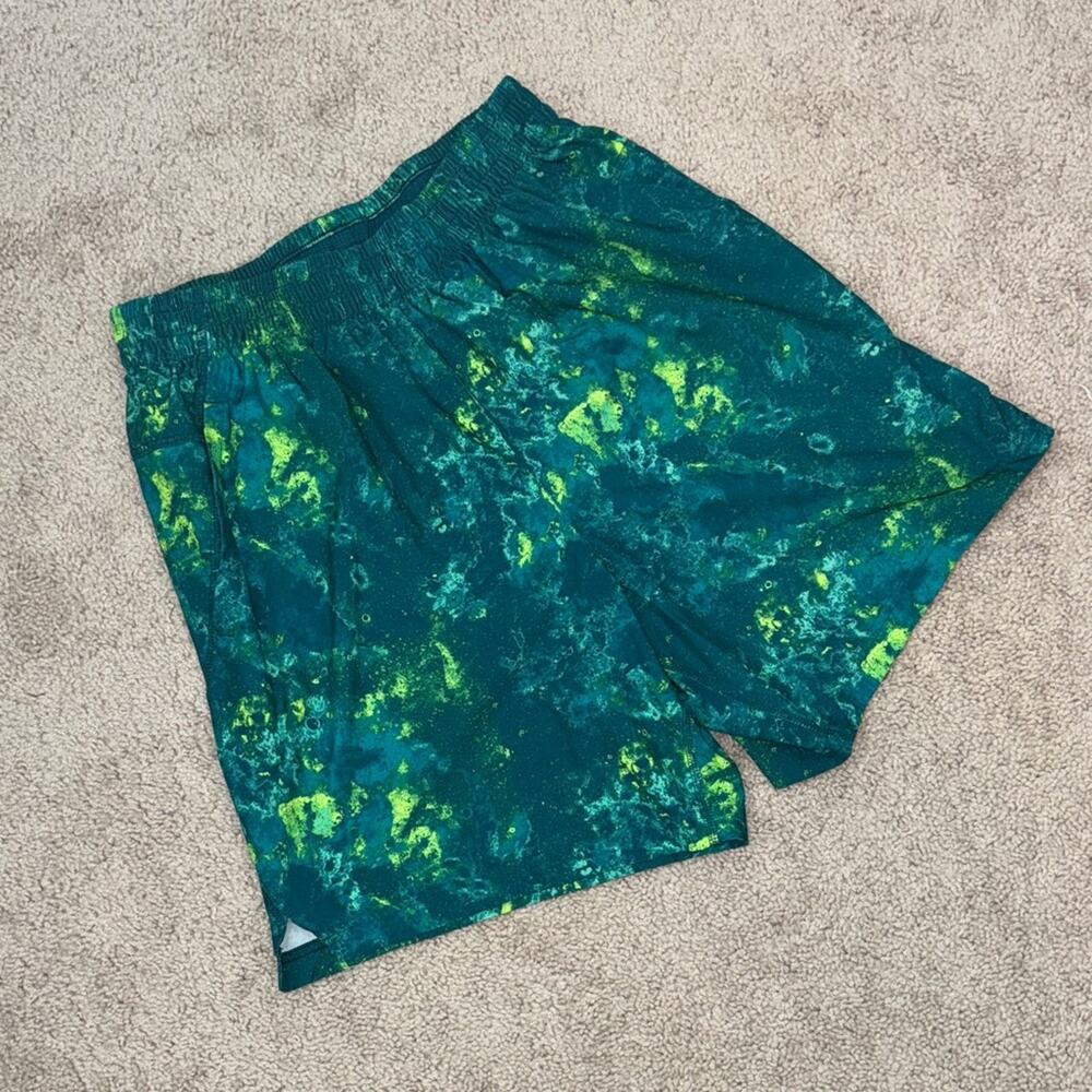 DSG Galaxy Print Running Athletic Shorts 7" Inseam Men's M